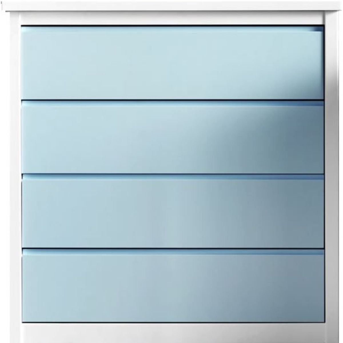 DECORACION CREATIVA - Cajonera Infantil Minimal  4 Cajones Celeste