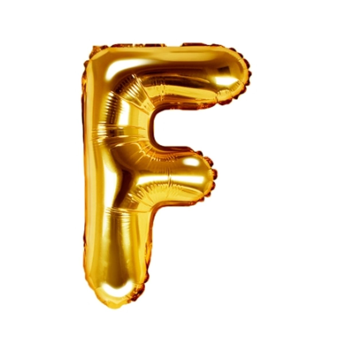 GENERICO - Globo Letra Abecedario F Dorado 16 Pulgadas Fiesta
