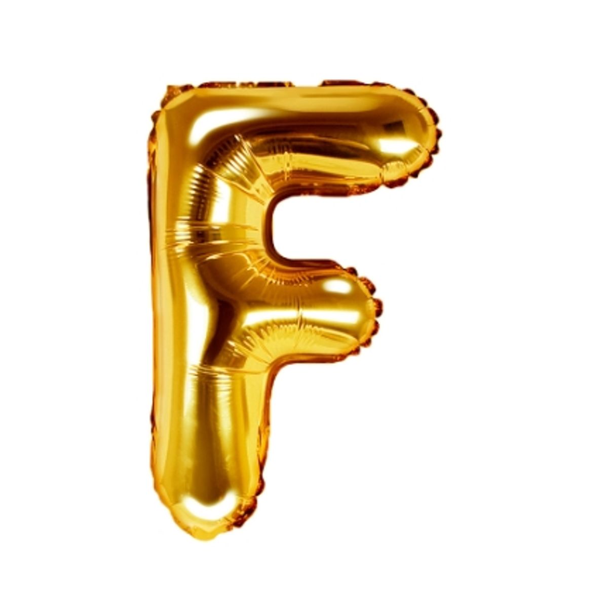 GENERICO - Globo Letra Abecedario F Dorado 16 Pulgadas Fiesta