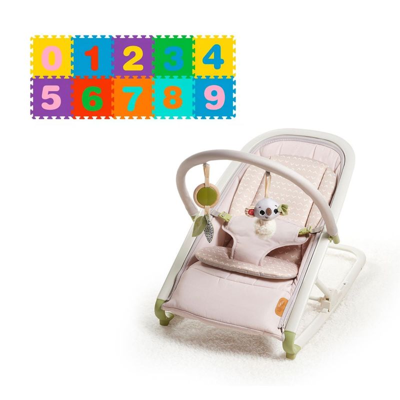 TINY LOVE - SILLA NIDO ROCKER BOHO CHIC 2 EN 1 MÁS PUZZLE GOMA 10 PIEZAS