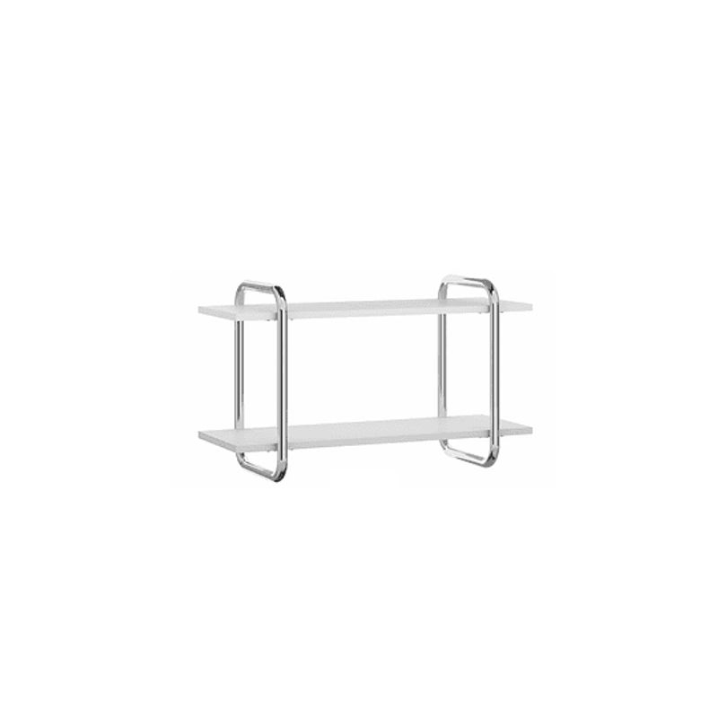 OH MI HOGAR - Repisa Conectiva Blanco Plata Cromo