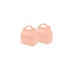 GENERICO - Caja De Tarta Rosa 3pcs 16x9x19cm