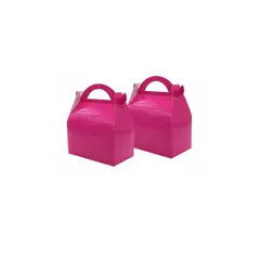GENERICO - Caja De Tarta Fucsia 3pcs 16x9x19cm