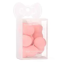 MAX BELLE - Set 5 Mini Esponjas Maquillaje Pro MaxBelle Rosa Palido