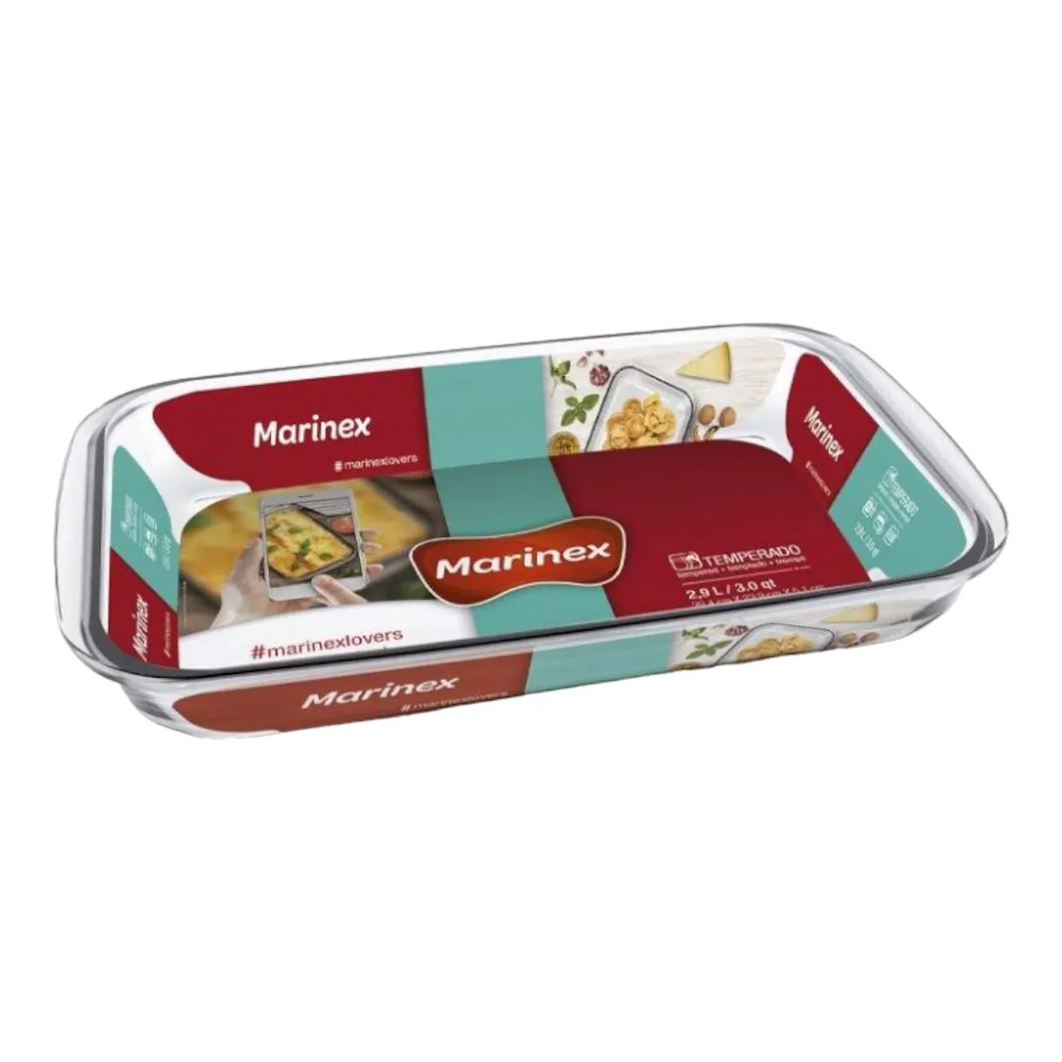 MARINEX - Asadera Rectangular Grande 29Lts