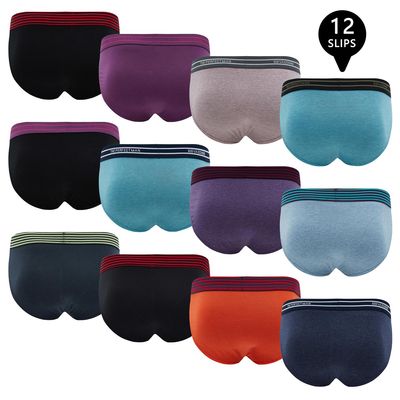 Imagen 2 del producto Pack de 12 slip Algodon Hombre.