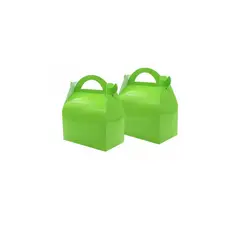 GENERICO - Caja De Tarta Verde 3Pcs 16x9x19 Cm