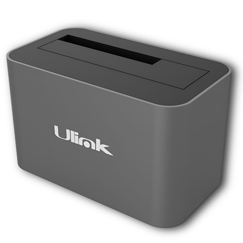 ULINK - Lector de Discos SATA USB 3.0 High Speed Dock Station DCK300 - Gris