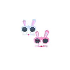 GENERICO - Lentes De Conejo Con Bigote Color Aleatorio 15x18cm