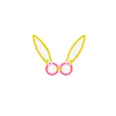 GENERICO - Lentes De Conejo Luminosos 5x20cm