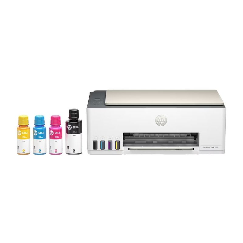 HP - Impresora Multifuncional HP Smart Tank 583 WIFi USB Blanco