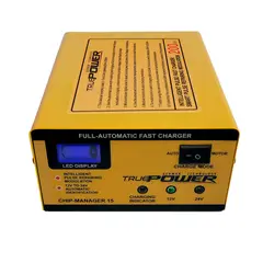 TRUEPOWER - Cargador de Batería Chip Manager 15 12/24v 15a