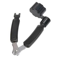 GENERICO - 3 En 1 Enrollador Cortador Cuerda De Guitarra Y Extractor
