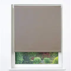 GENERICO - Cortina Roller Black-Out Color Gris Claro 120X180CM