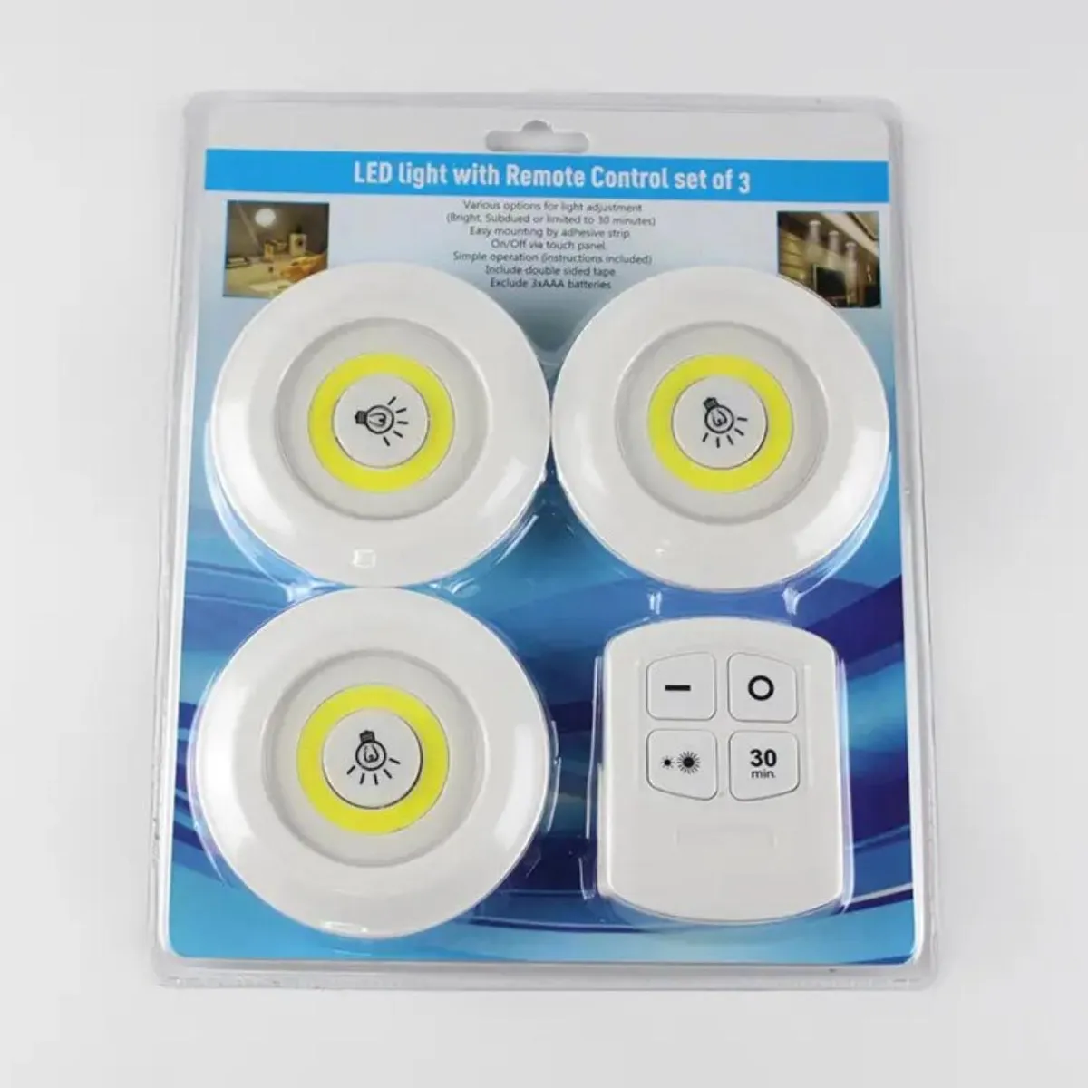 GENERICO - Luz Led Con Control Luces Nocturnas Armarios Dormitorios