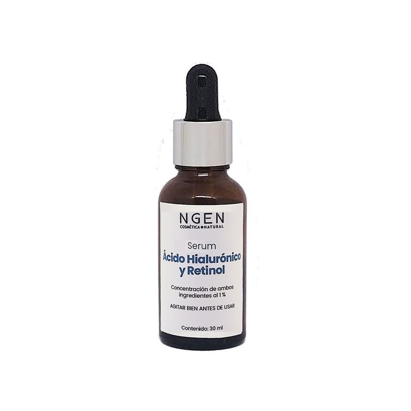COSMETICA NATURAL NGEN - Serum Ácido Hialurónico y Retinol - Natural y Vegano