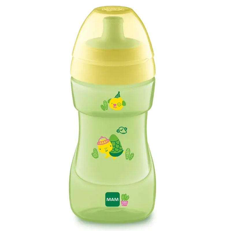 MAM - Vaso Antiderrame MAM Sport - 12 Meses, Verde