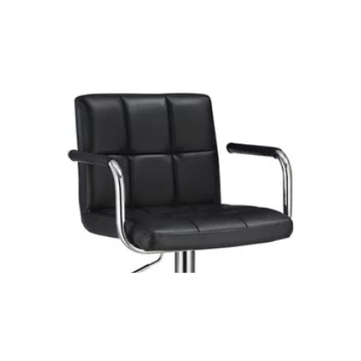 GENERICO - Pack 2 Piso Bar Con Respaldo Cuadrado Y Posa Brazos