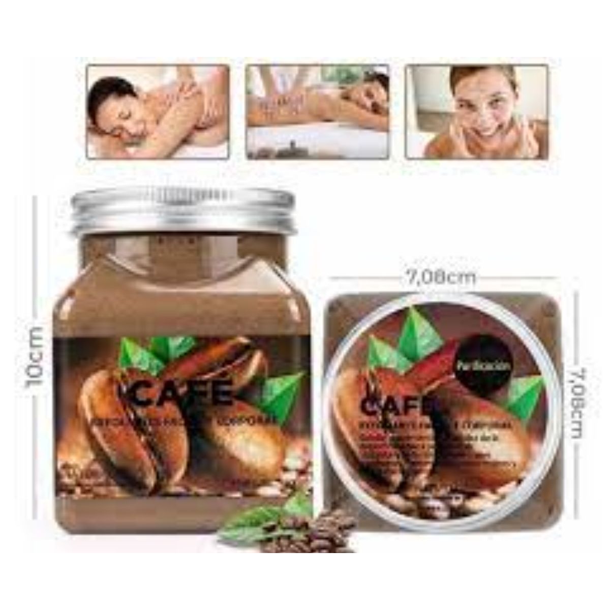 WOKALI - Exfoliante Corporal Con Extracto De Café Elasticidad Y Firmeza