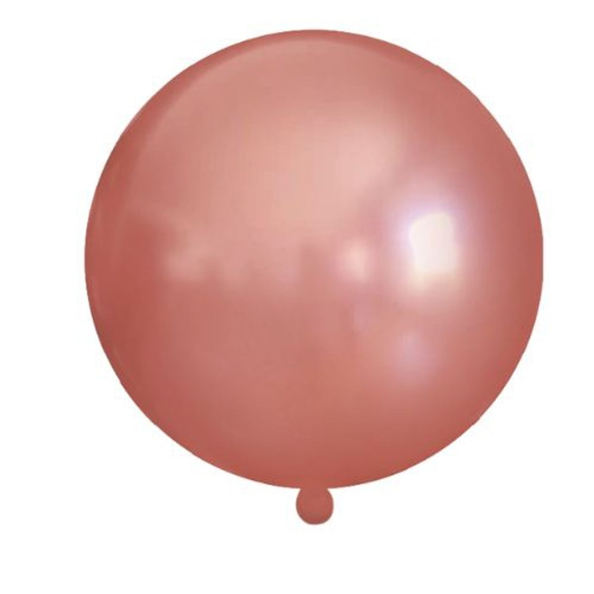 GENERICO - Globo Redondo 1 Unidad 45 Cm Color Oro Rosa