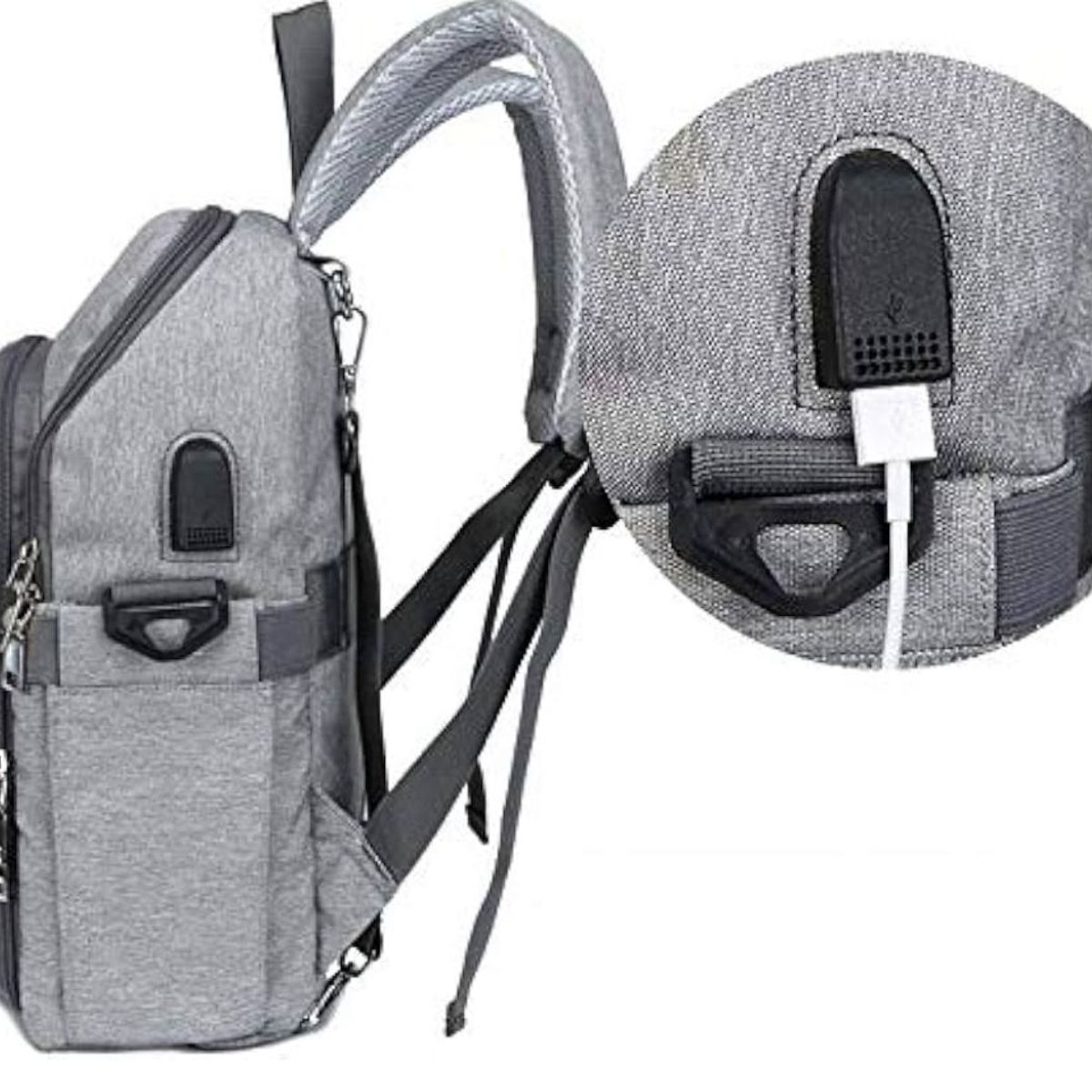 GENERICO - MOCHILA PAÑALERA BEBE MULTIFUNCIONAL