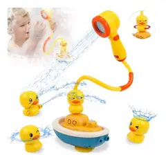 GENERICO - Bañera Eléctrica Con Rociador De Agua Para Bebés Patitos