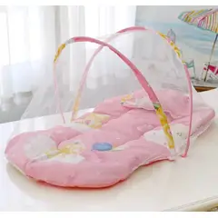 GENERICO - CAMA MOSQUITERO PARA BEBE ROSADO