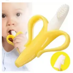 GENERICO - CEPILLO DE DIENTES PARA BEBE BANANA