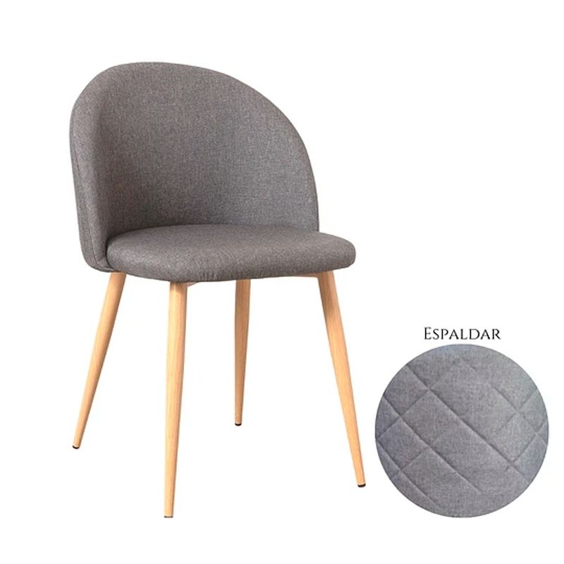 GENERICO - Sillon Nordem Lino GRIS