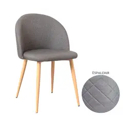 GENERICO - Sillon Nordem Lino GRIS