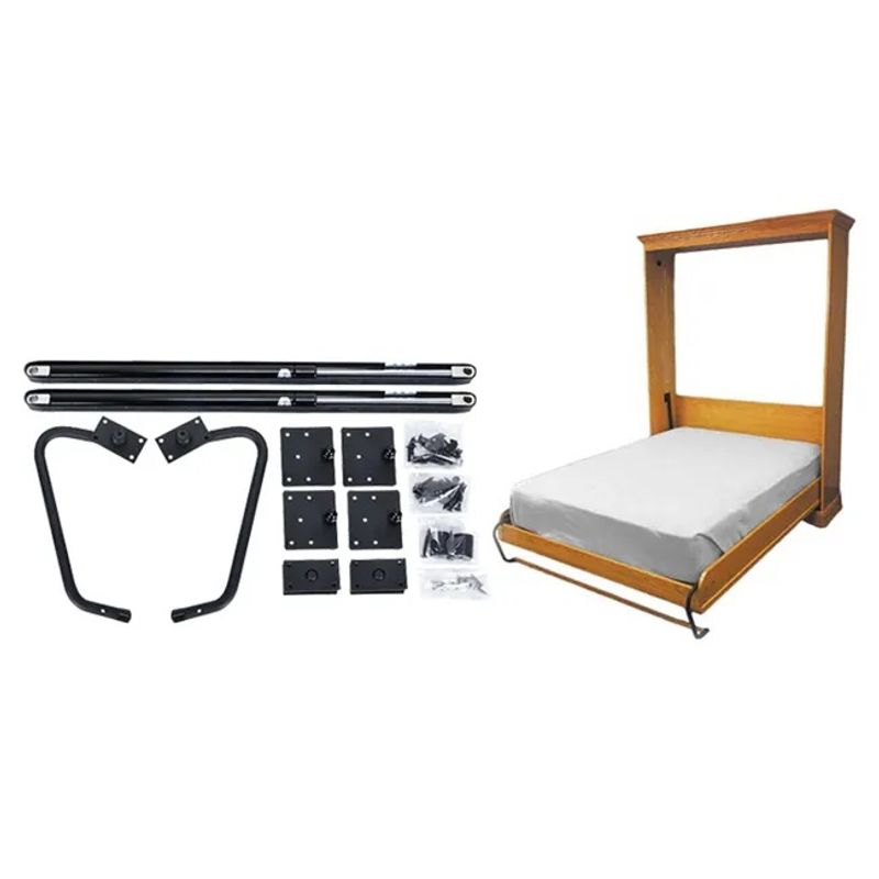 BLOCCARE - Mecanismo De Cama Vertical Sistema Murphy Con Patas Móviles - 2 Plaza