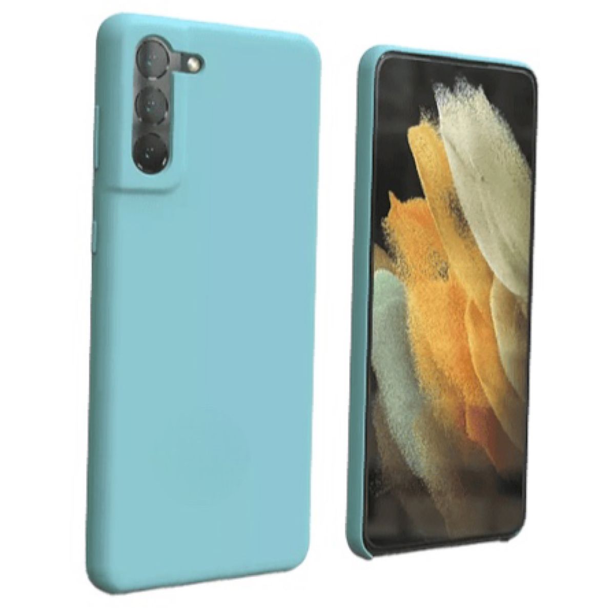 GENERICO - Carcasa De Silicona Para Samsung S21 Plus - Turquesa