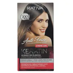 KATIVA - Kit Keratin Alisado Sin Plancha Anti Frizz