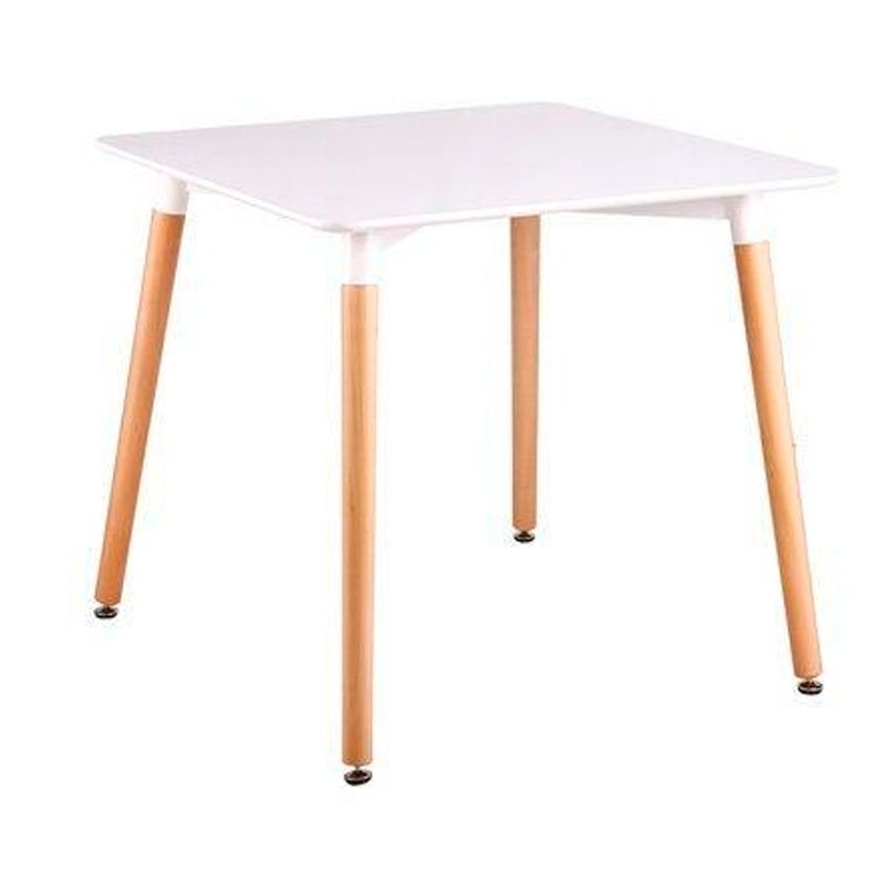 GENERICO - Mesa Cuadrada Eames de 80×80 cm BLANCO