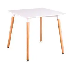 GENERICO - Mesa Cuadrada Eames de 80×80 cm BLANCO