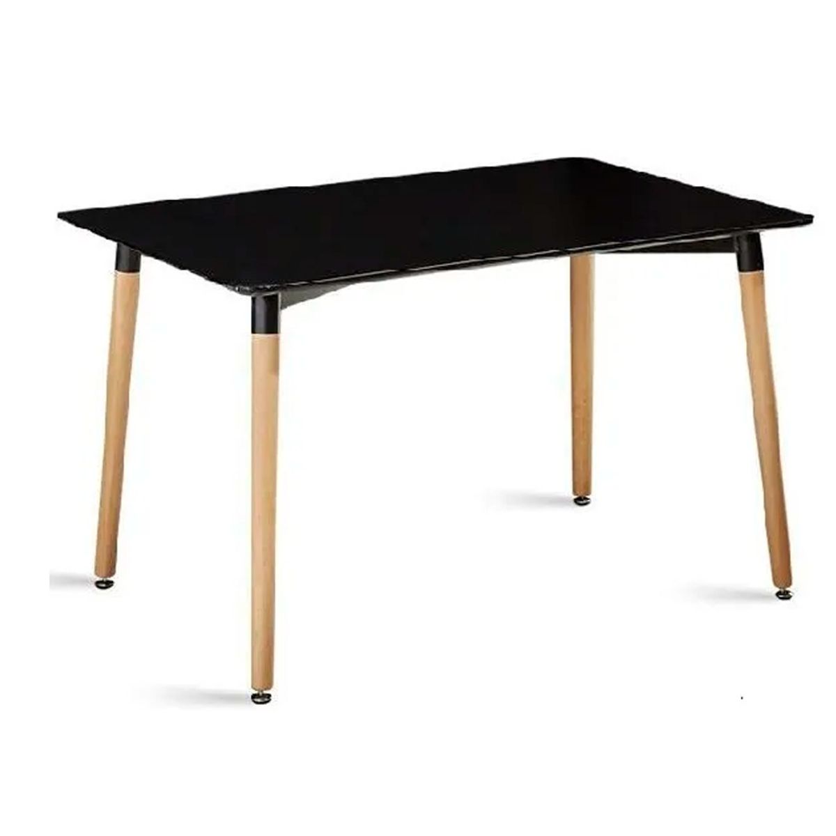 GENERICO - Mesa Rectangular Estilo Eames 120×80 cm NEGRO