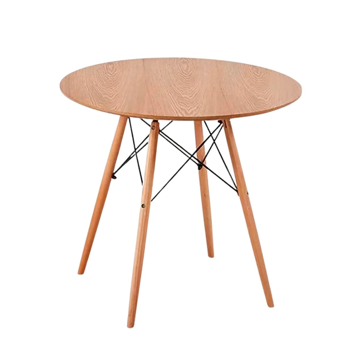 GENERICO - Mesa Redonda Eames de 80 cm MADERA