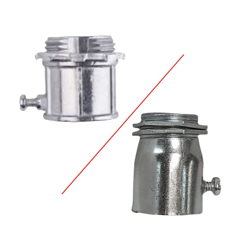 GENERICO - Pack 10 Conector Terminal EMT 50MM