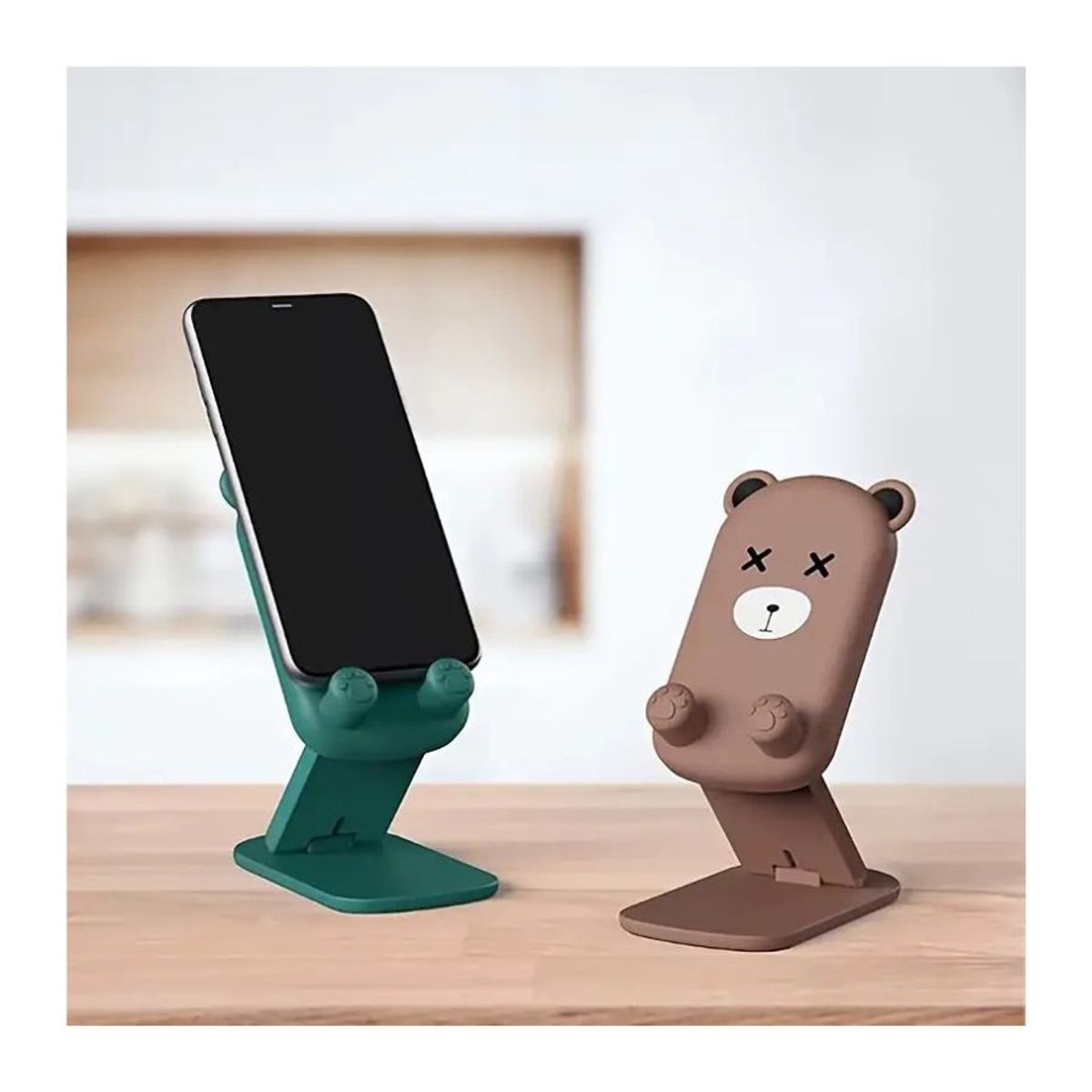GENERICO - Soporte Para Telefono Escritorio Plegable Universal Café