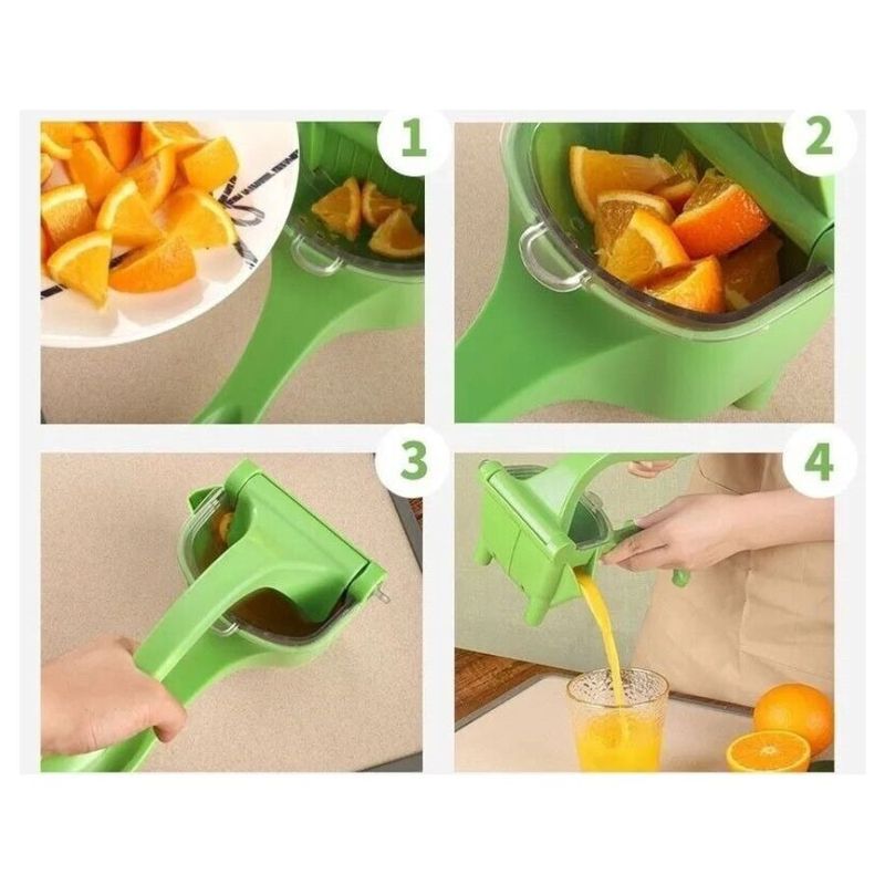 GENERICO - Exprimidor De Naranjas Multifuncional Manual Extractora