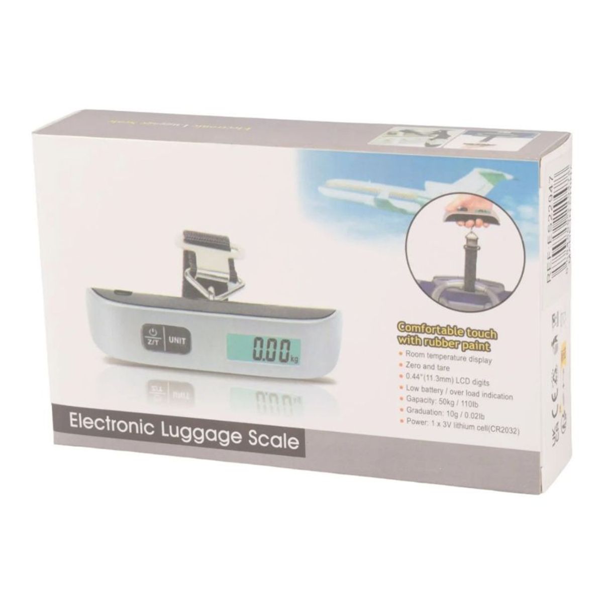 GENERICO - Báscula Equipaje Electrónica Portátil Lcd 110 Libras/50kg