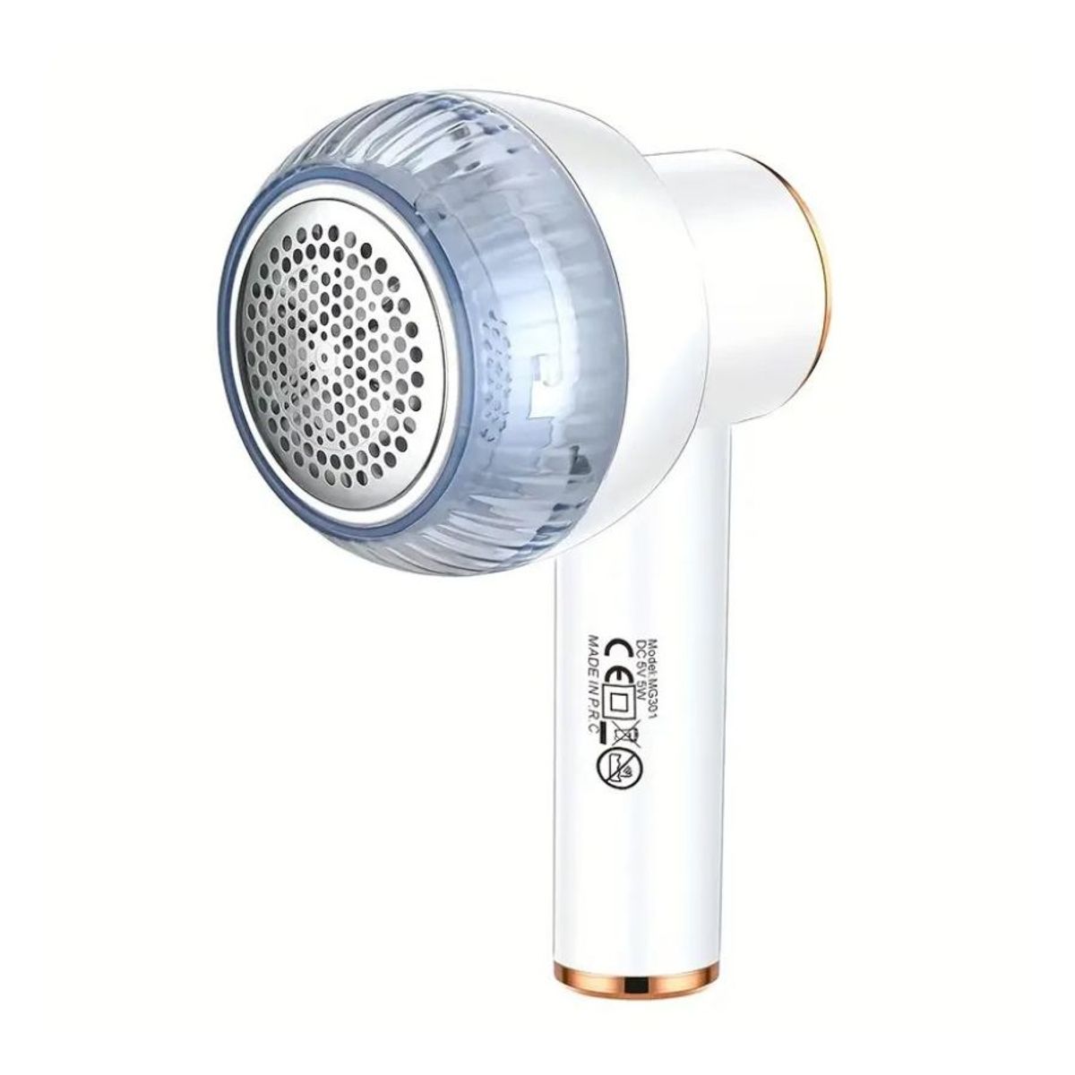 GENERICO - Quita Pelusas Recargable Usb Removedor Ropa Tela Portátil Color Blanco