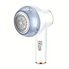 GENERICO - Quita Pelusas Recargable Usb Removedor Ropa Tela Portátil Color Blanco