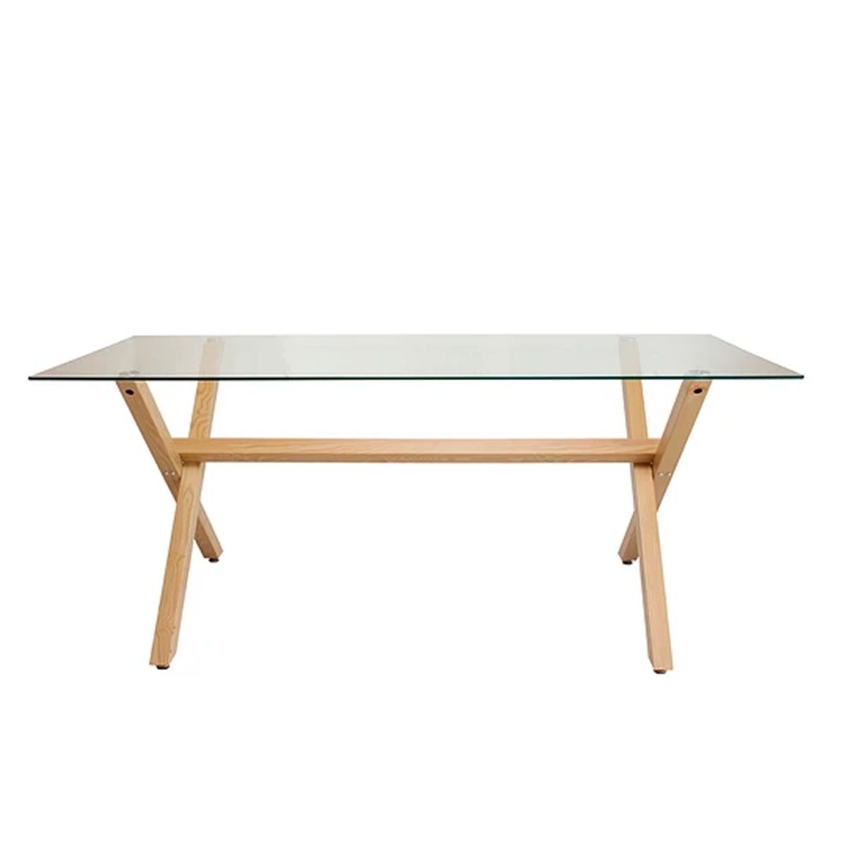 GENERICO - Mesa Valencia Cristal 140x90cm