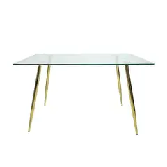 GENERICO - Mesa Cristal Gold de 130x80cm