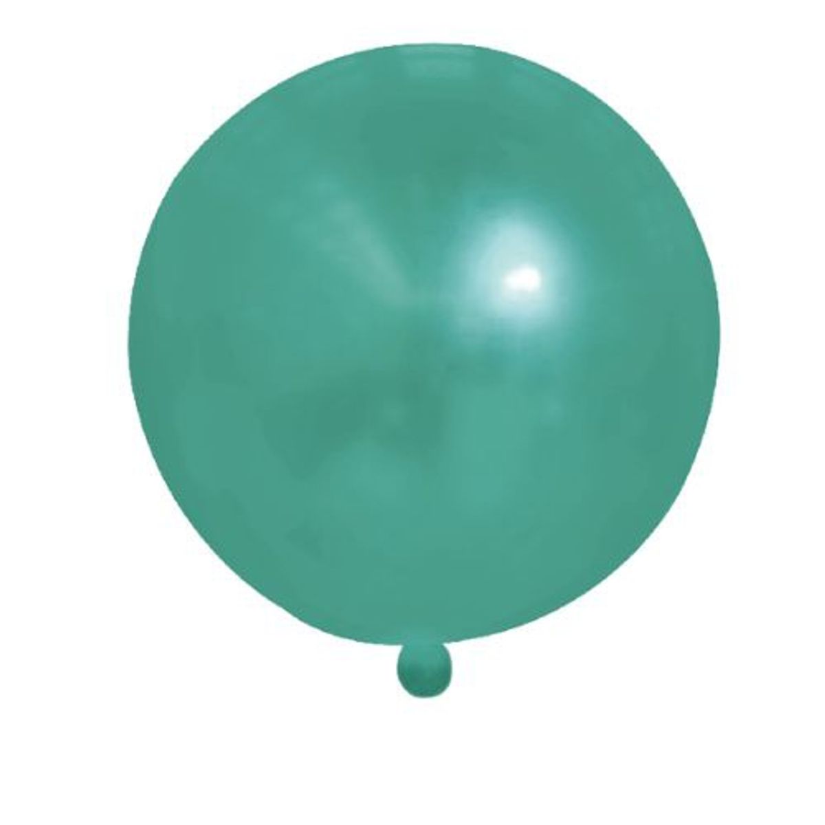 GENERICO - Globo Color Turquesa Redondo 1 Unidad 45 Cm