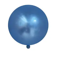 GENERICO - Globo Color Azul Redondo 1 Unidad 45 Cm