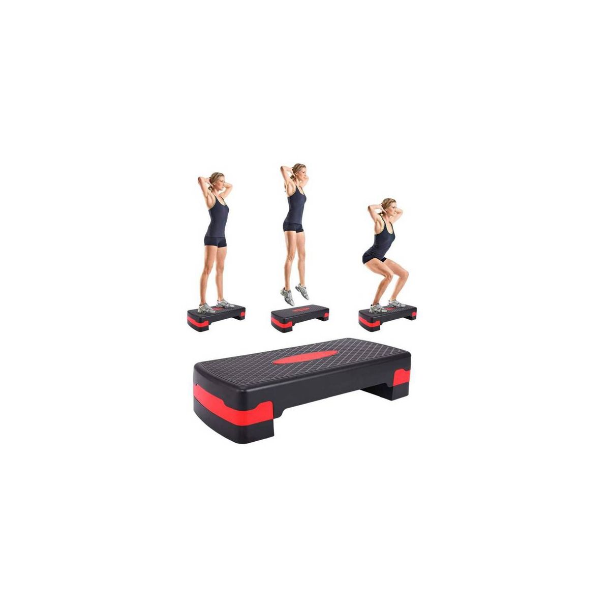 GENERICO - Step Aerobico 2 Niveles Antideslizante Pilates Fitness