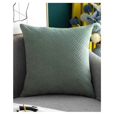 Imagen 2 del producto Set X 2 Fundas para Cojín Plush Color Menta 45x45 Cm.