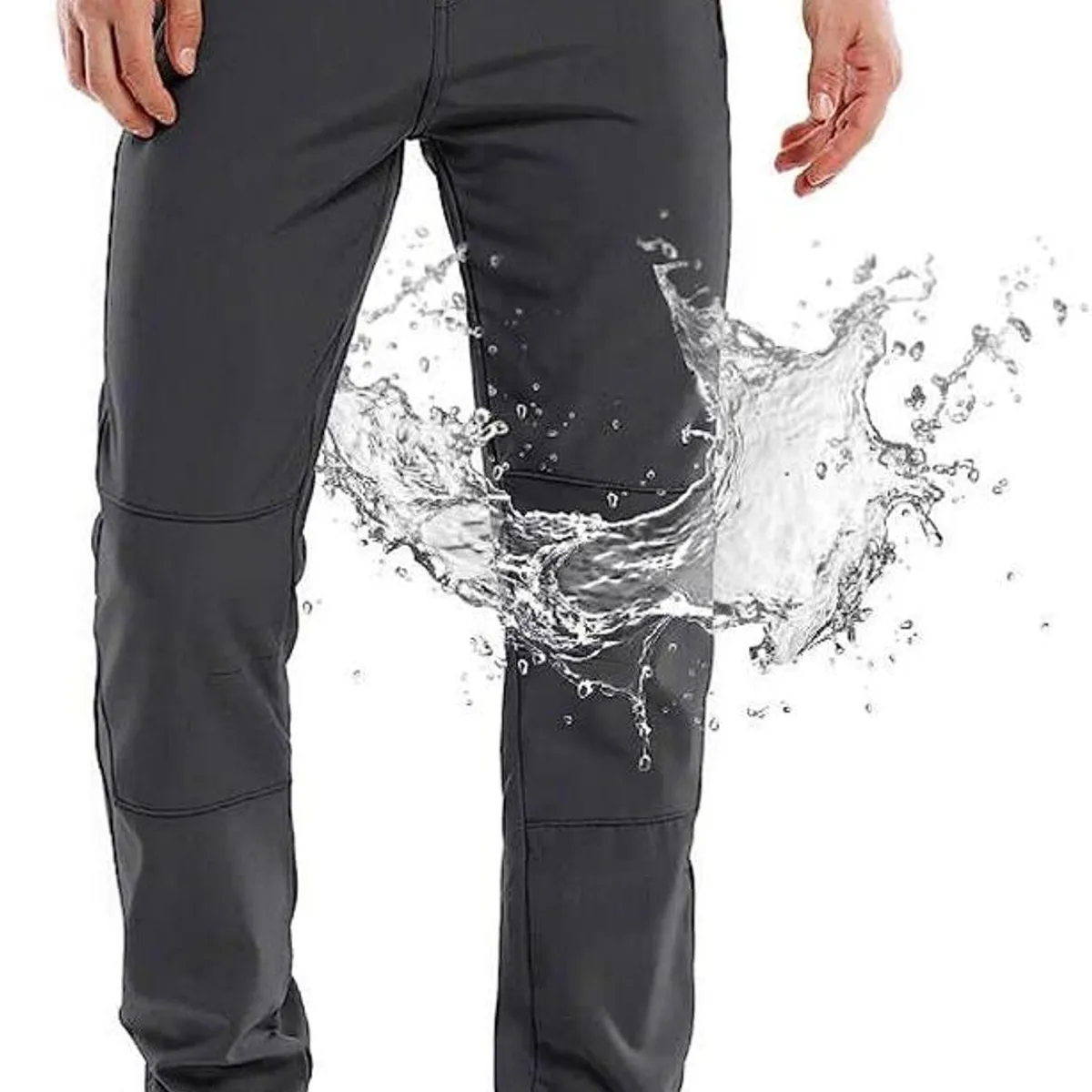 BLUE MOUNTAIN - Pantalon Softshell De Hombre Termico Impermeable Para Nieve